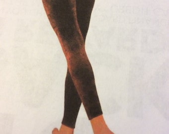 Y2K Italian Crushed Velvet Leggings: High Waist Stretch Pants