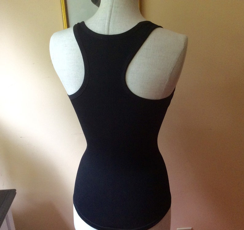 Holter Neck Exrcise Tank Top Racerback Black Ribbed - Etsy