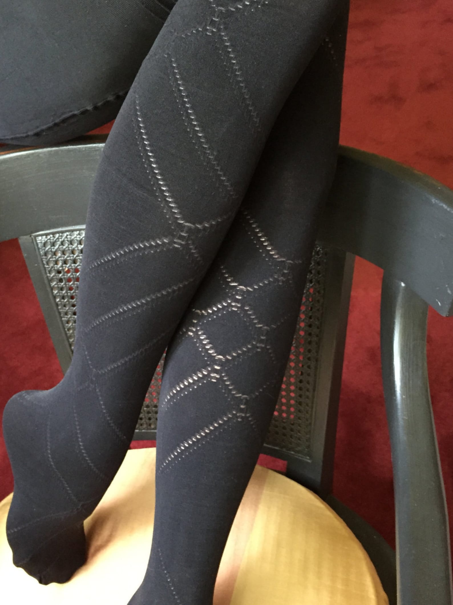 Heavy Opaque Tights Ajour Texture Winter Tights Made in Etsy