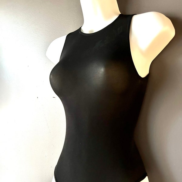 Sheer Ruching Detail Bodysuit