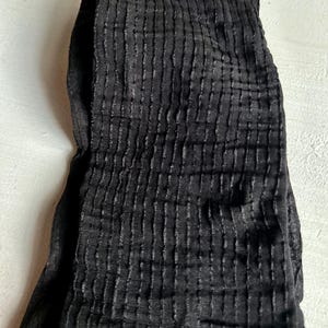 Black Ribbed Tights, High Quality Italian Hosiery, 50den, Sheer to the Waist