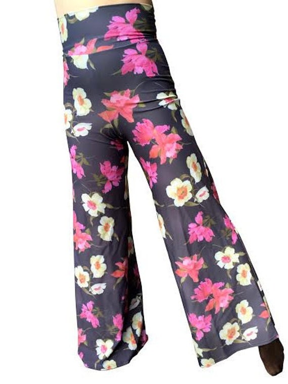 Floral Pants,Women Bell Bottoms, Hippie,Boho Legg… - image 3