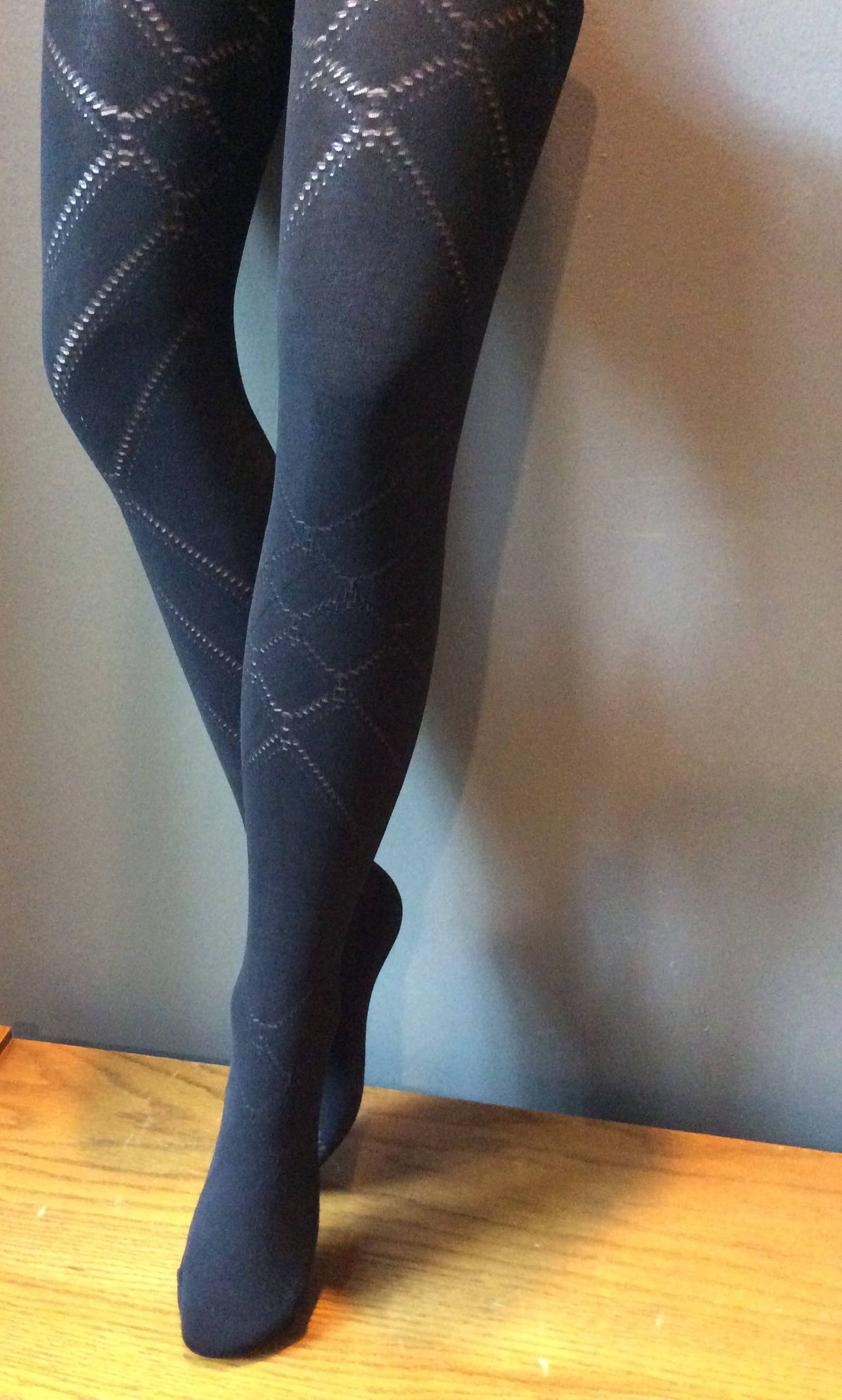Heavy Opaque Tights Ajour Texture Winter Tights Made in Etsy