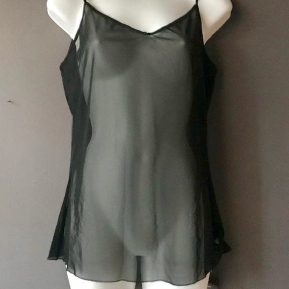 Sheer Tulle Camisole Sexy Sheer Top Joanna Trojer Sheer See