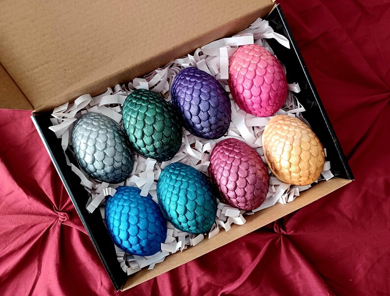 Dragon Egg Bath Bomb Gift Box Set of 8, dragon egg gift, dragon gift set, mother of dragons