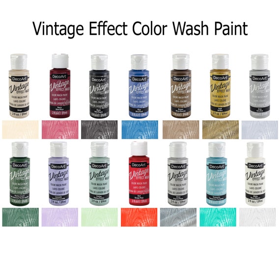 DecoArt Vintage Wash Effects Paint Etsy