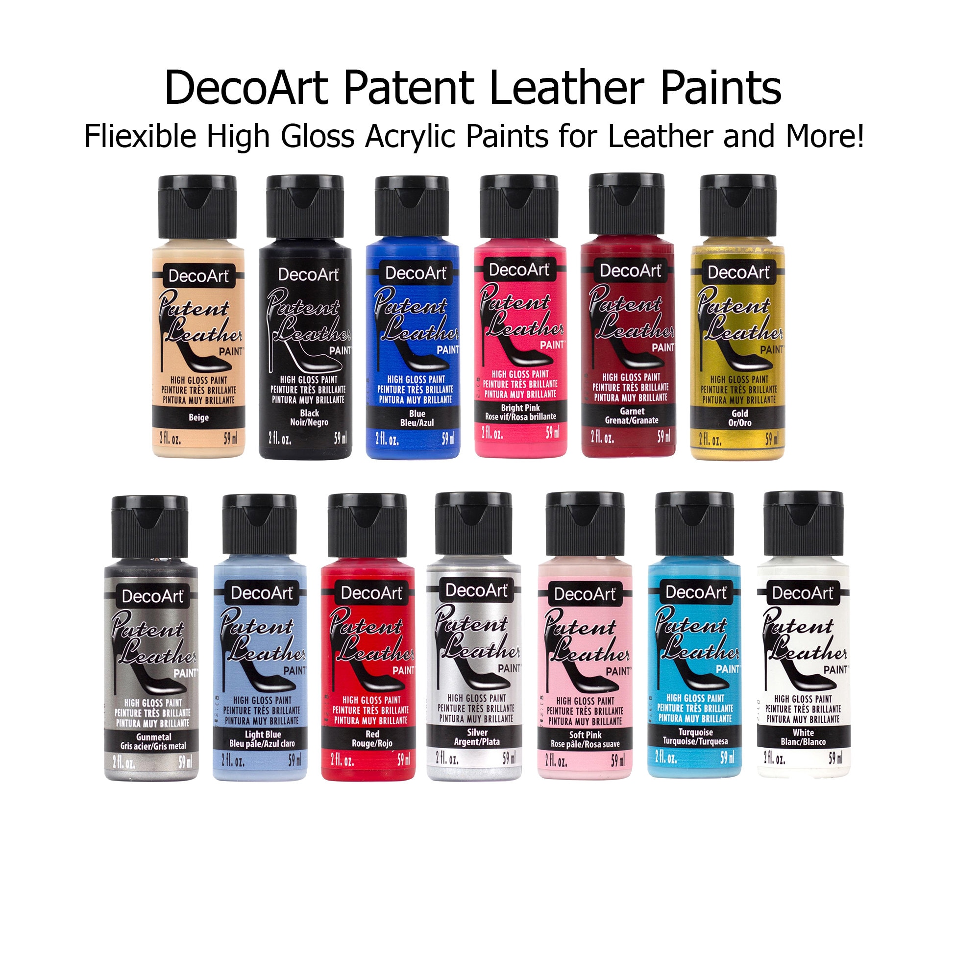Deco Art Patent Leather Paint High Gloss - MasterNet Panamá