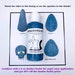 All Purpose Sparkling Stain, 'Royal Scandal Blue' water based, non toxic, combine w dauber bottle and get 20% off dauber 