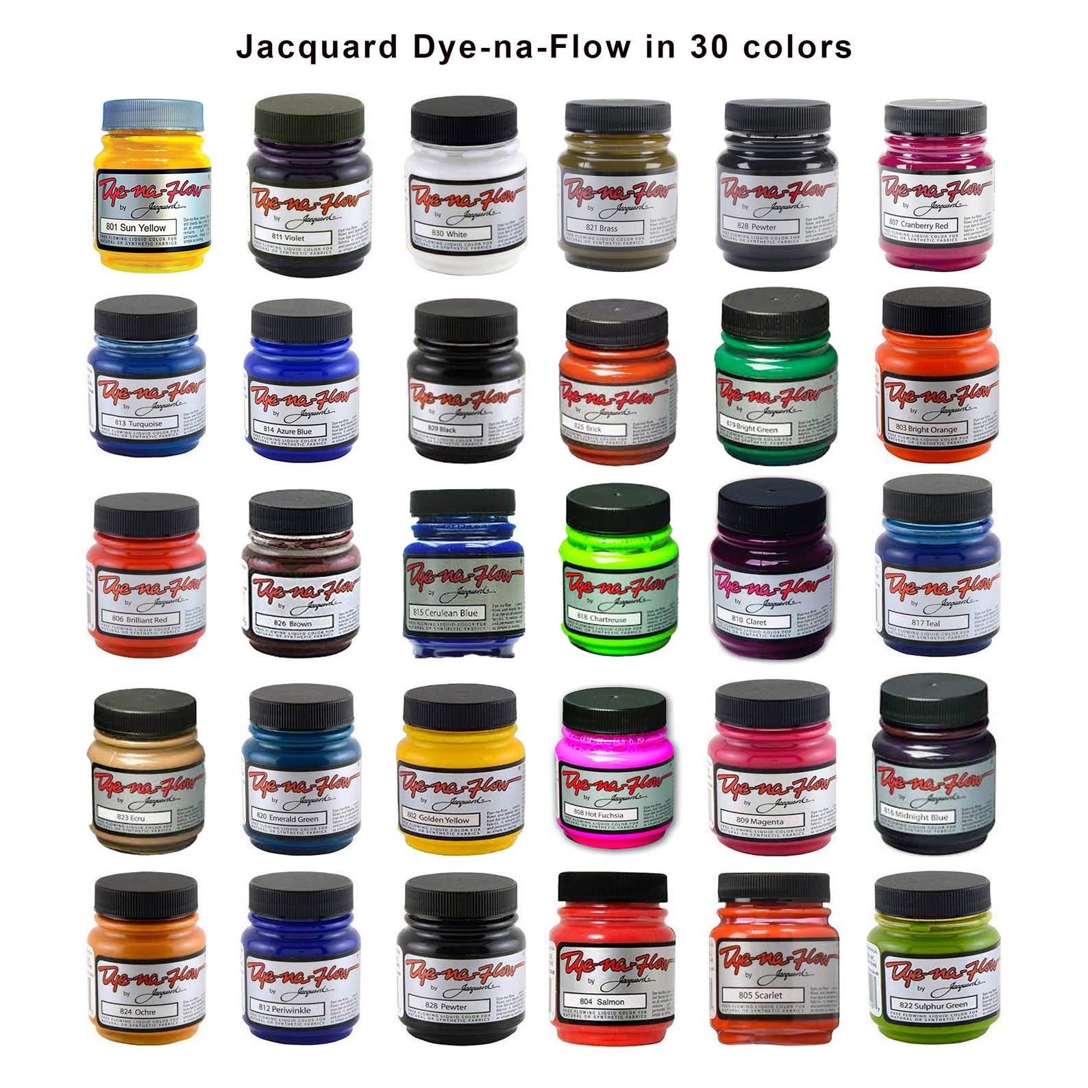 Jacquard DyenaFlow multi use fabric wood paper dye paint Etsy