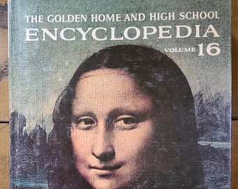 Vintage Book - The Golden Home And High School Encyclopedia - Volume 16 1961