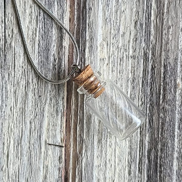 Cork Bottle Necklace Etsy