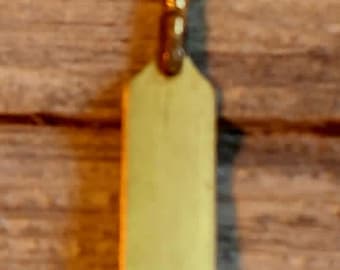Vintage Letter Opener blue and white enamel flower