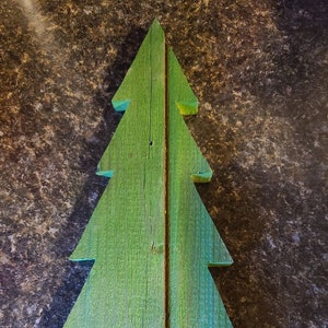 Wood Reclaimed Barn Board PINE TREE - Christmas -