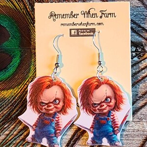 Chucky Earrings - Etsy Chucky Earrings - Etsy