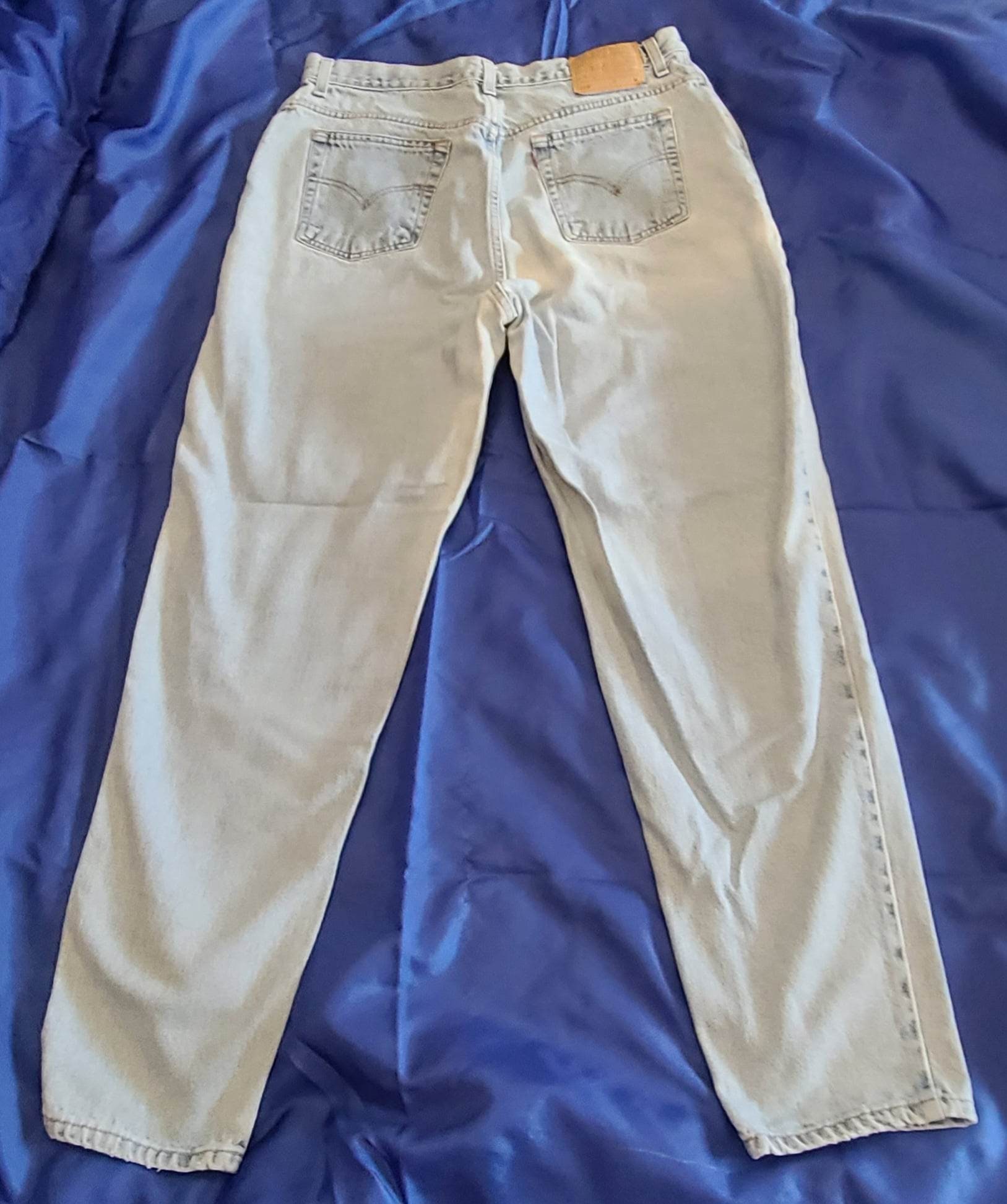 Vintage 550 Levi Jeans Relaxed Fit Tapered With Red Tag Size 18 WM