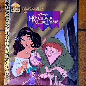 Vintage Disney&#39;s The Hunchback of Notre Dame Little Golden Book