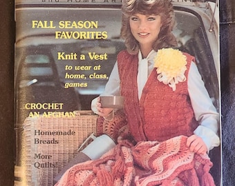 Vintage Antique Workbasket Magazine October 1981