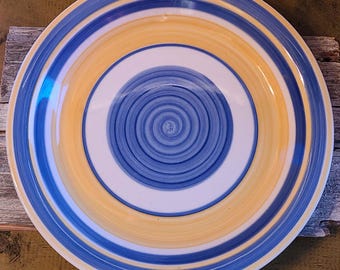 Gibson Swirl Plate approx 10.5" diameter