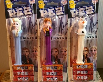 Frozen II 2 Pez Candy Set of 3 - Elsa Anna Olaf