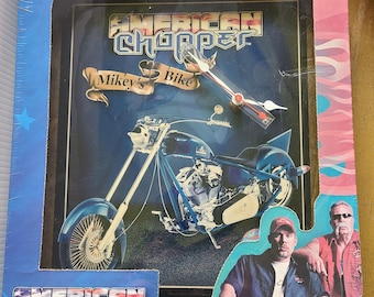 Vintage American Chopper Wall Clock - Mikey's Bike nib