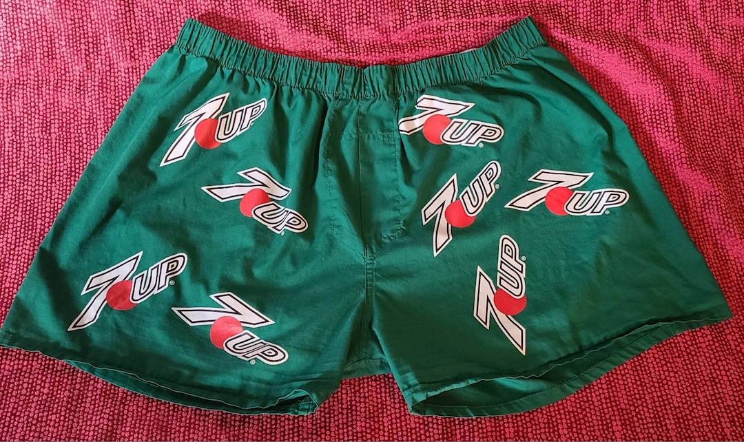 Vintage Classic 7up Boxer Shorts OS Etsy
