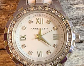 Vintage Anne Klein Women's Watch - white steel