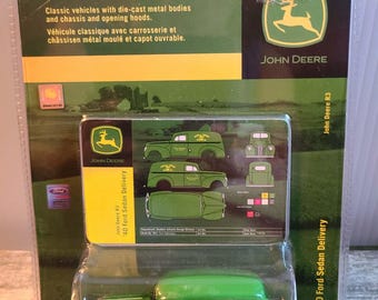 Vintage Johnny Lightning John Deere !940 Ford Sedan Delivery 1:64 scale NIB NEW In Box