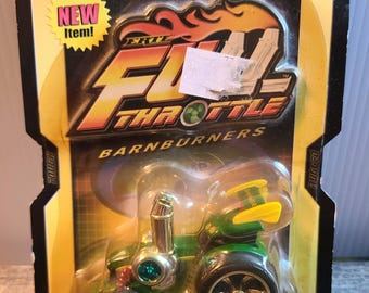 Vintage Ertl Full Throttle Barnburners John Deere Hot Rod Tractor 1:64 scale NIB NEW In Box