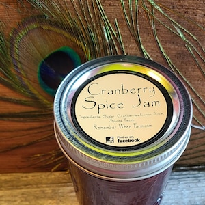 Cranberry  Spice Jam - 8oz