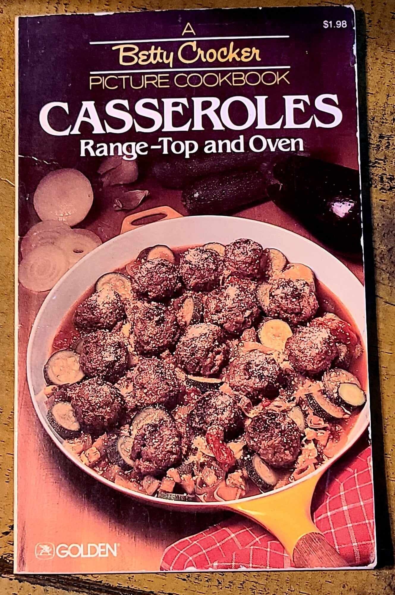 Vintage Recipe Cook Book 1982 Betty Crocker Picture Cookbook Casseroles ...
