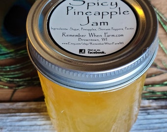 Spicy Pineapple Jam - 8oz