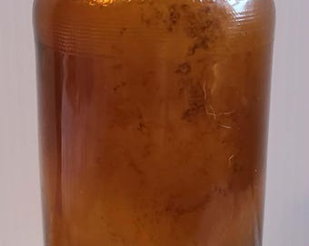 Vintage Brown Amber Beer Bottle