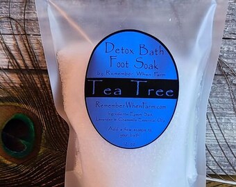 Detox Bath - Foot Soak - Tea Tree