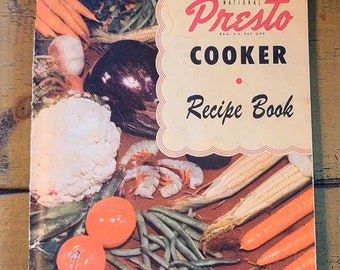 Vintage Presto Cooker Recipe Book