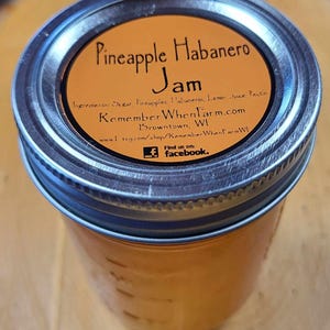 Pineapple Habanero Jam - 8oz