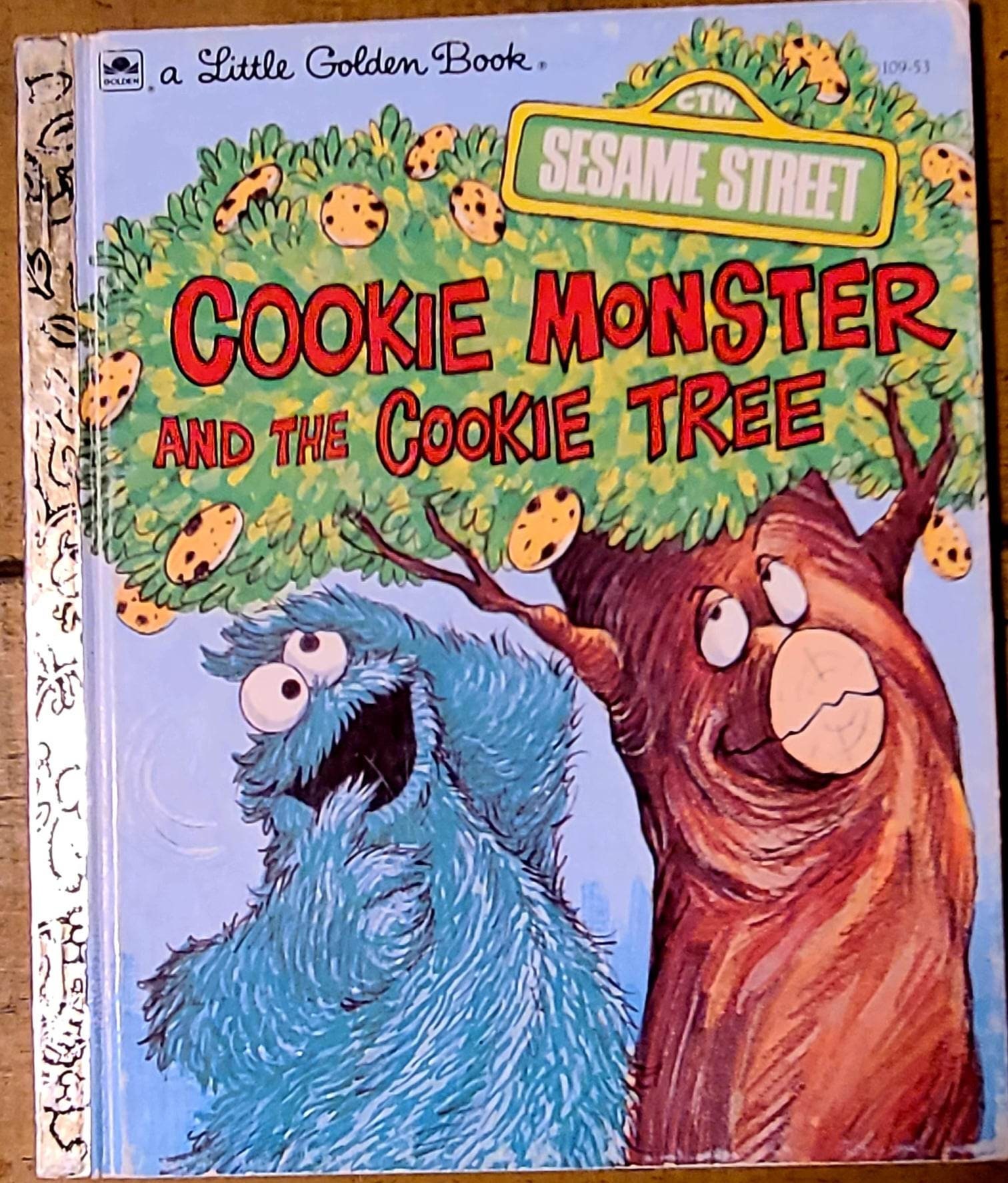 Vintage Cookie Monster and the Cookie Tree Little Golden Book Etsy