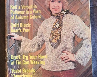 Vintage Antique Workbasket Magazine October 1982