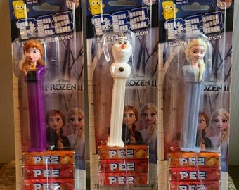 Frozen II 2 Pez Candy Set of 3 - Elsa Anna Olaf
