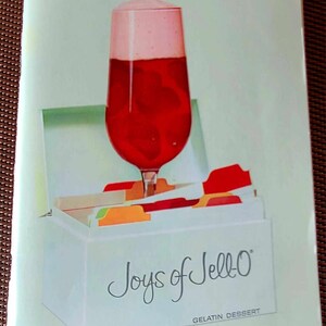 Vintage Recipe Cook Book Joys of Jell-o recipes
