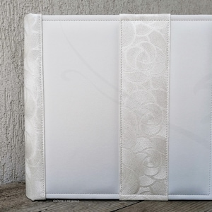 Album Classico da Matrimonio in Similpelle - Libro Fotografico di Famiglia Bianco Quadrato
