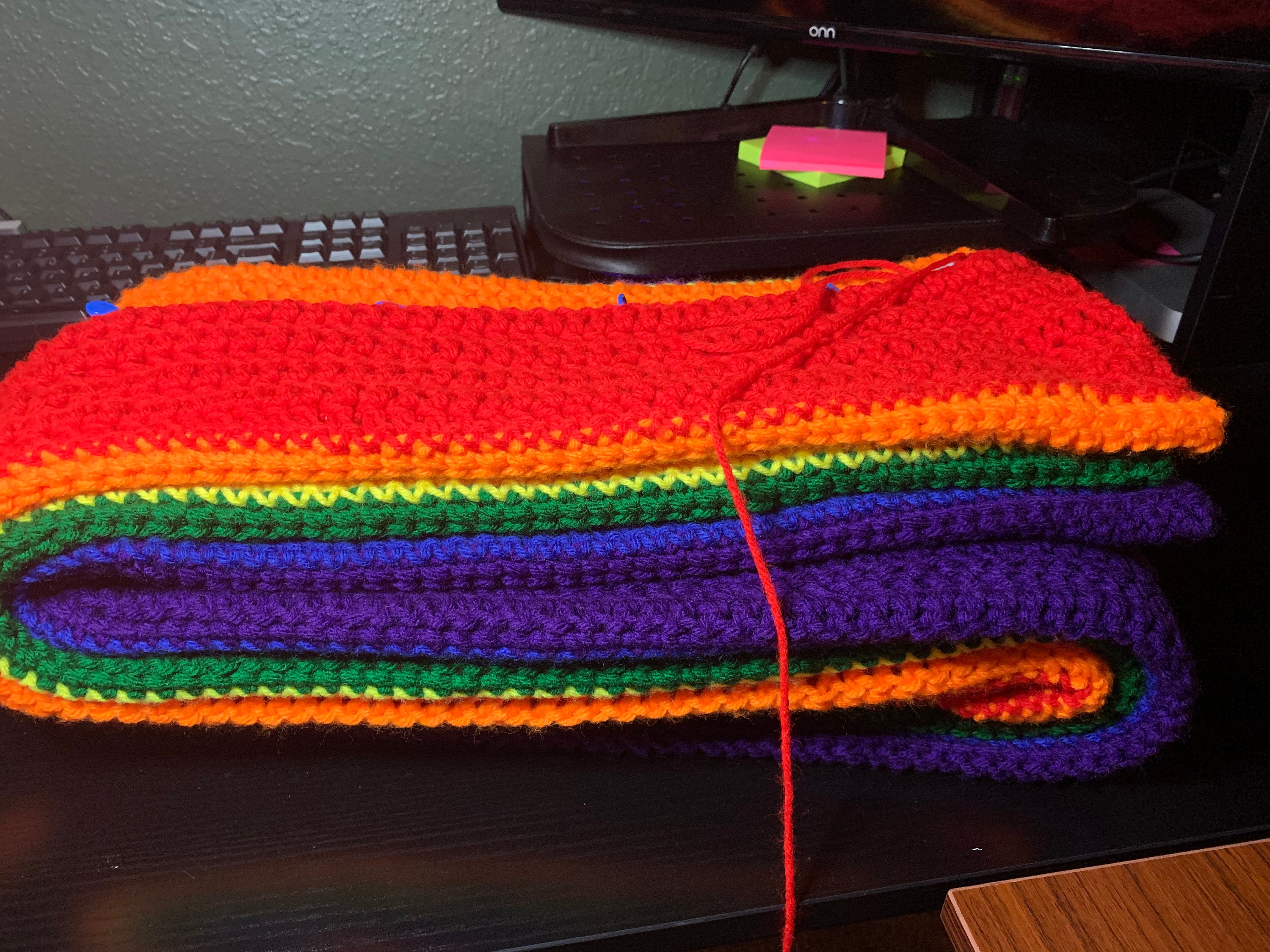 PATTERN Crochet PRIDE Flag Blanket Multiple flags Etsy