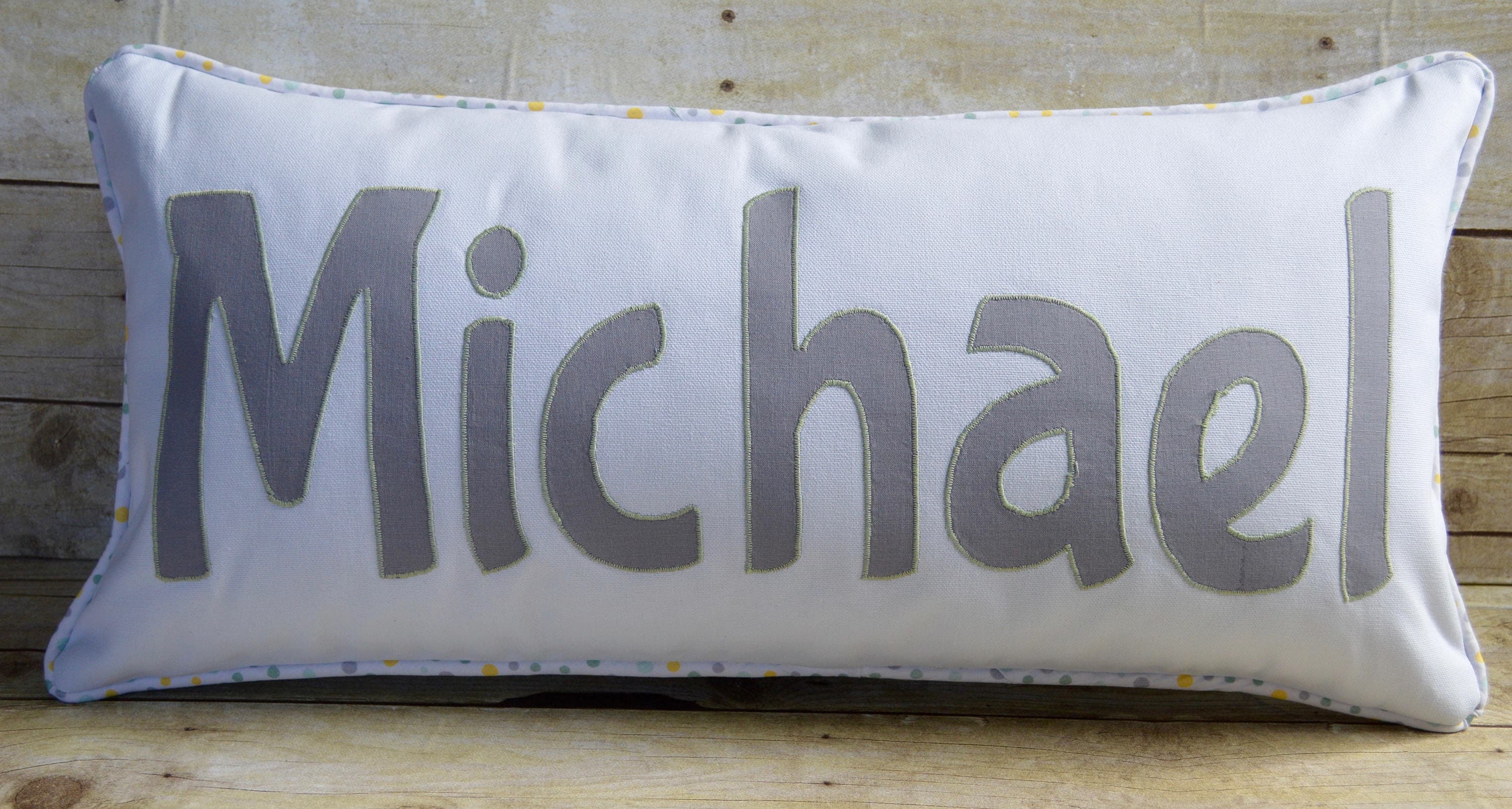 Personalized Name Pillow Baby Name PillowBoy's Room Etsy