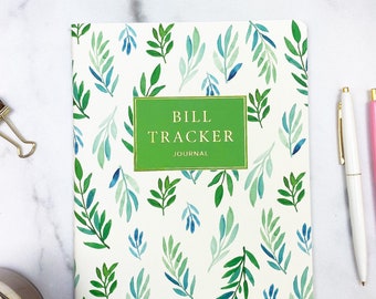 Undated Personal Planner, 2026 Planner, Bill Tracker Journal, Budget notebook, Bill organizer, budget book, track your bill payments