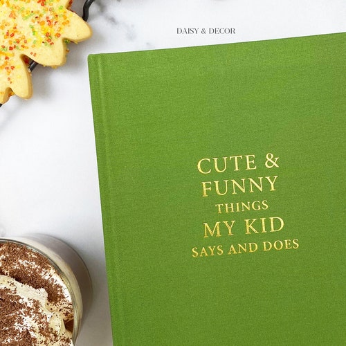 Childhood Keepsake Memory Bookbaby Book Cute and Funny Things Etsy