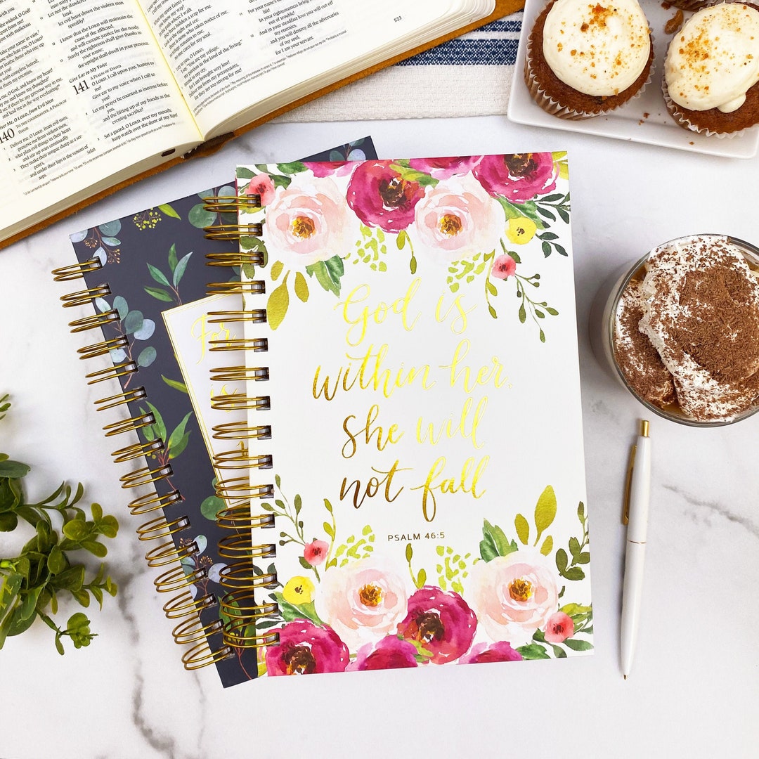 Hardcover Guided Bible Study Journal, God is Within Her, Prayer