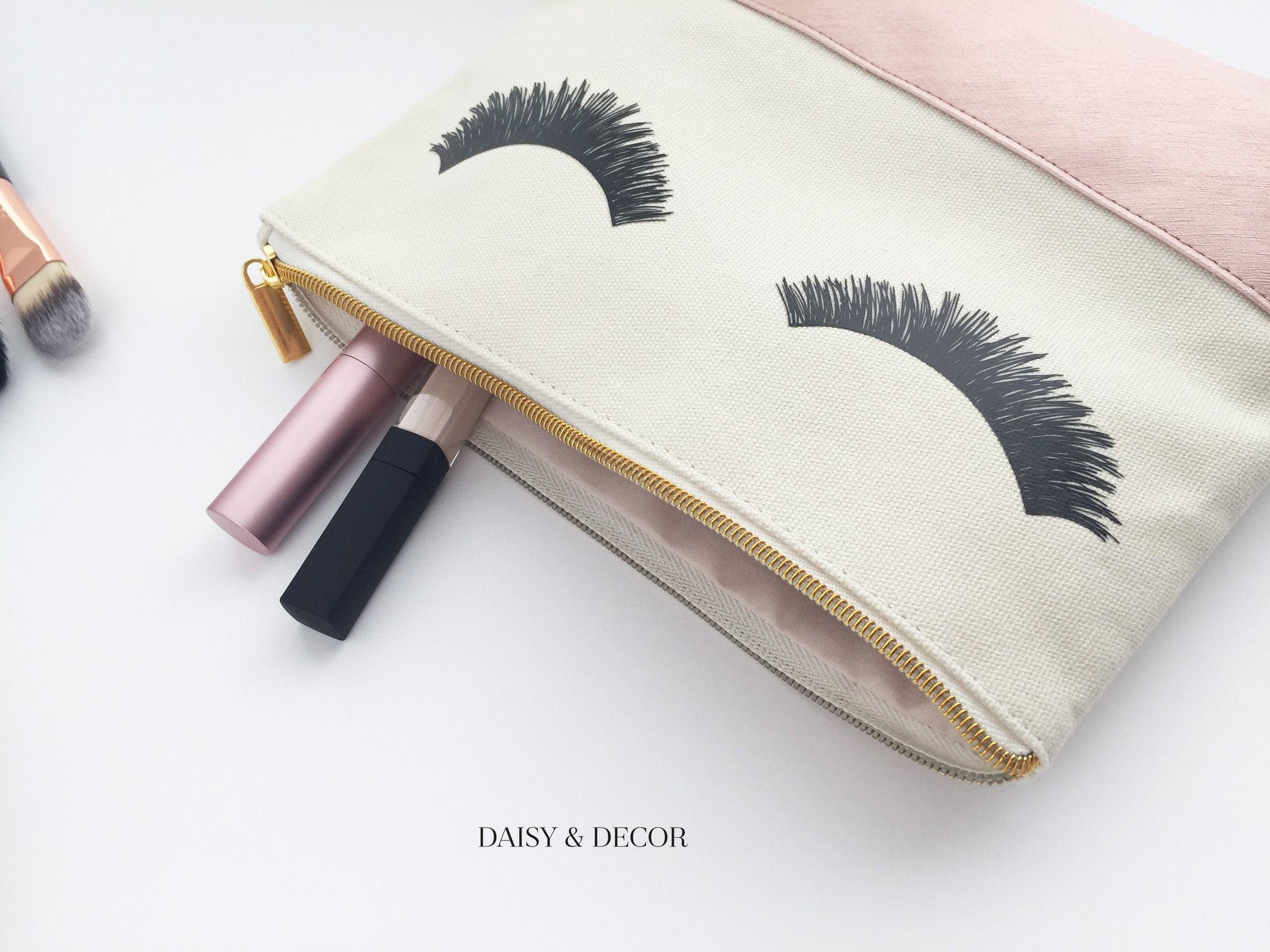 Dope Daisy Travel Bag Accessories Pouch Girl Makeup Bag Pencil