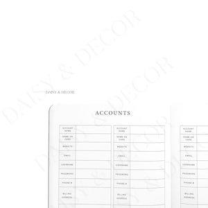 Planificador mensual sin fecha 2026: diario de seguimiento de facturas, organizador de facturas, cuaderno de presupuesto, oficina en casa, oficina, regalo para compañeros de trabajo, cuaderno de facturas imagen 5