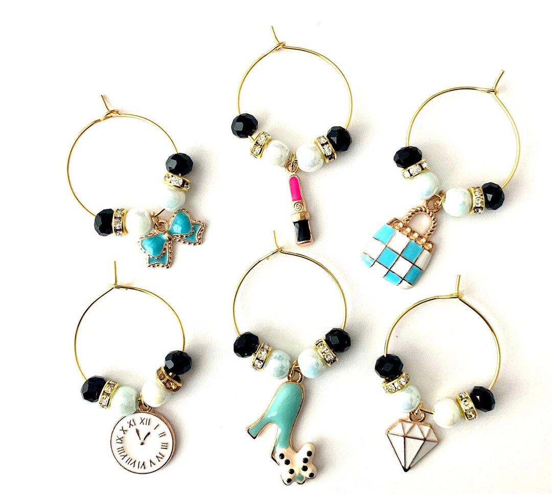 Handbag Wine Charms Fashion Wine Glass Charms Wine Lover Etsy New Zealand