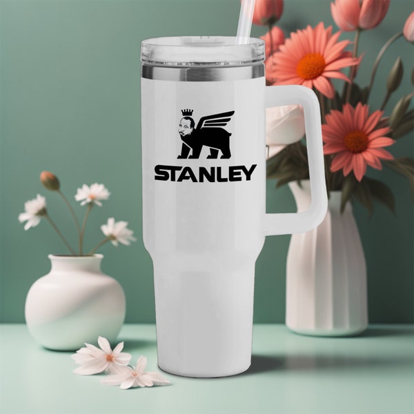 Stanley Hudson Tumbler, The Office Dupe, The Office cup, the office gift, 40oz Travel Mug funny gift, stanley mug, Stanley Hudson Travel Mug