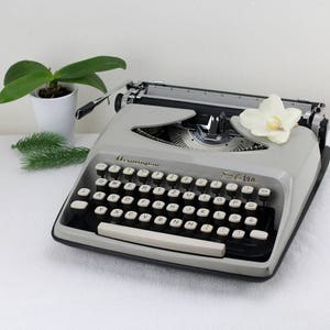 Remington Elitza Typewriter 1969 Typewriter Office Equipment Mechanical